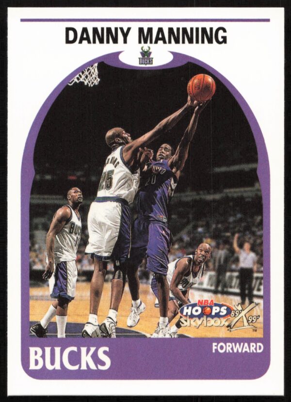 1999-00 Skybox NBA Hoops Decade Danny Manning #19 (Front)