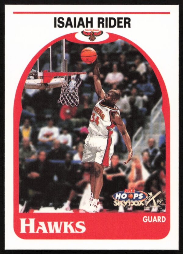 1999-00 Skybox NBA Hoops Decade Isaiah Rider #66 (Front)