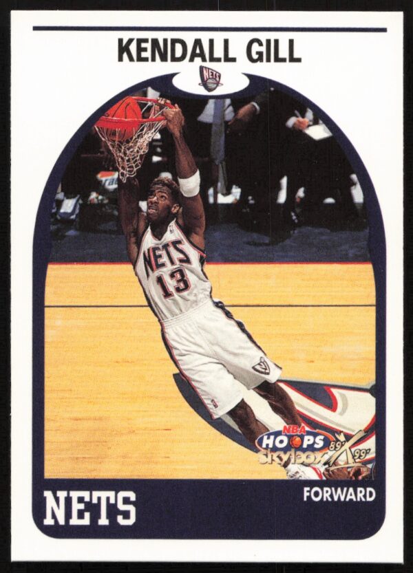 1999-00 Skybox NBA Hoops Decade Kendall Gill #136 (Front)