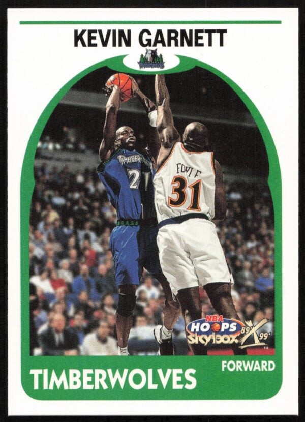 1999-00 Skybox NBA Hoops Decade Kevin Garnett #85 (Front)