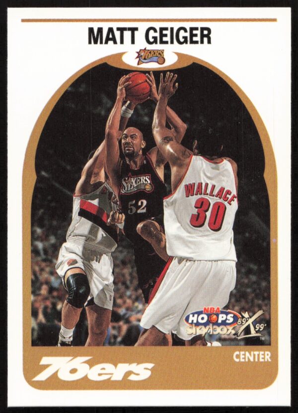 1999-00 Skybox NBA Hoops Decade Matt Geiger #156 (Front)