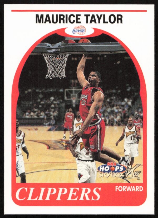 1999-00 Skybox NBA Hoops Decade Maurice Taylor #73 (Front)