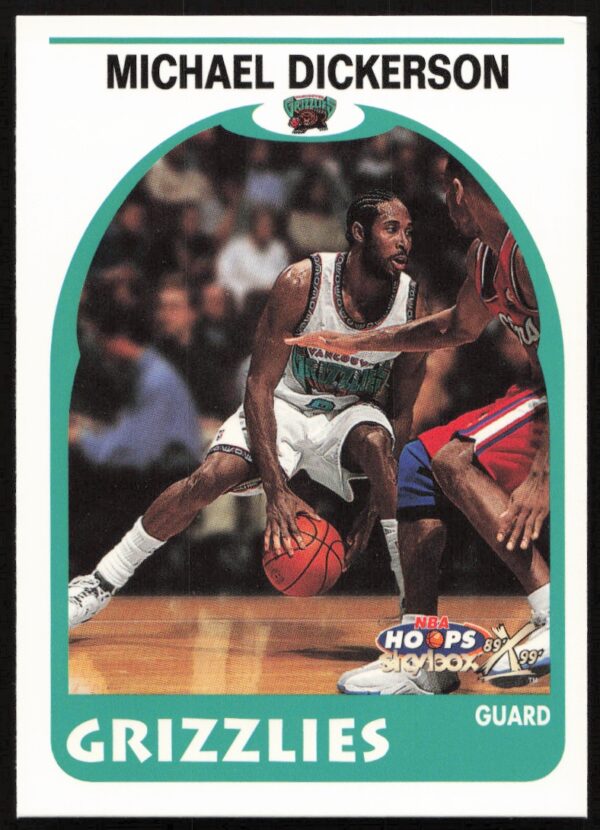 1999-00 Skybox NBA Hoops Decade Michael Dickerson #123 (Front)