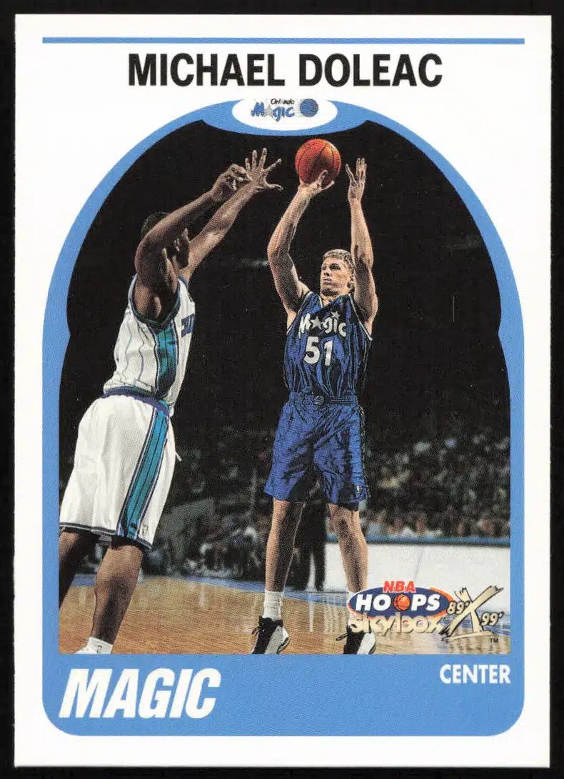 1999-00 Skybox NBA Hoops Decade Michael Doleac #37 (Front)