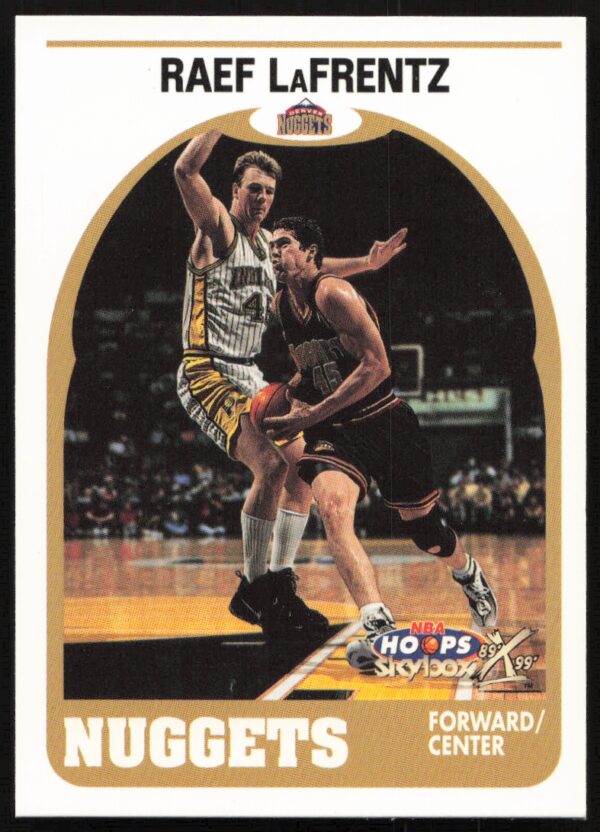 1999-00 Skybox NBA Hoops Decade Raef LaFrentz #65 (Front)