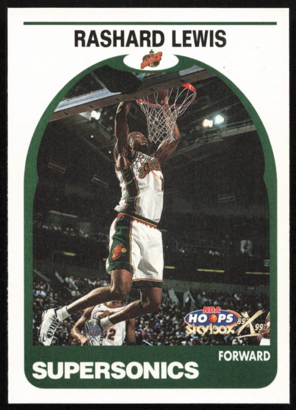 1999-00 Skybox NBA Hoops Decade Rashard Lewis #18 (Front)