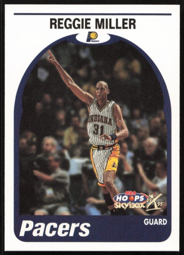 1999-00 Skybox NBA Hoops Decade Reggie Miller #56 (Front)