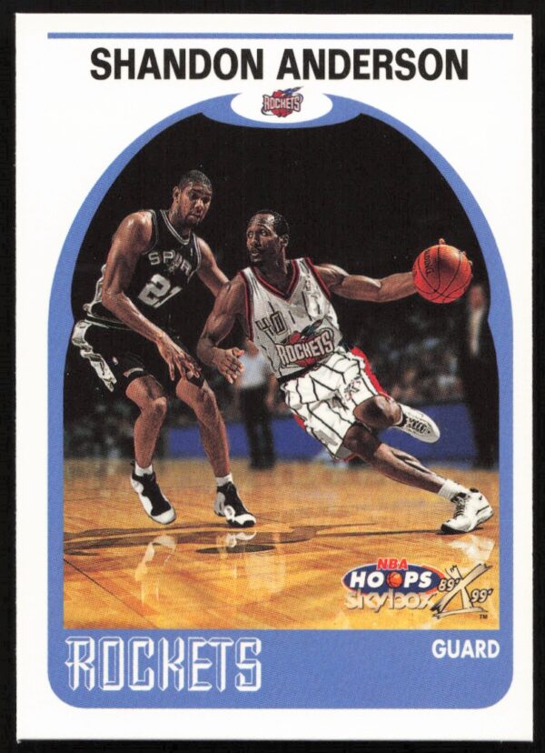 1999-00 Skybox NBA Hoops Decade Shandon Anderson #127 (Front)