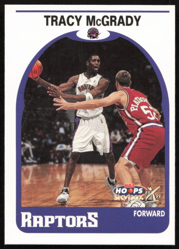 1999-00 Skybox NBA Hoops Decade Tracy McGrady #55 (Front)