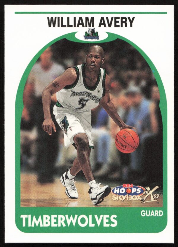 1999-00 Skybox NBA Hoops Decade William Avery #59 (Front)