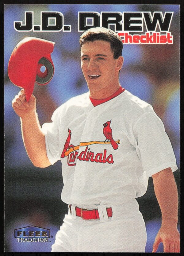 1999 Fleer J.D. Drew Checklist #600 (Front)