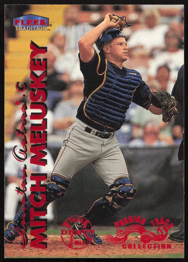 1999 Fleer Mitch Meluskey Warning Track Collection #508W (Front)