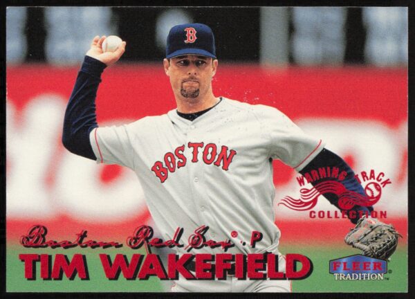 1999 Fleer Tim Wakefield Warning Track Collection #297W (Front)