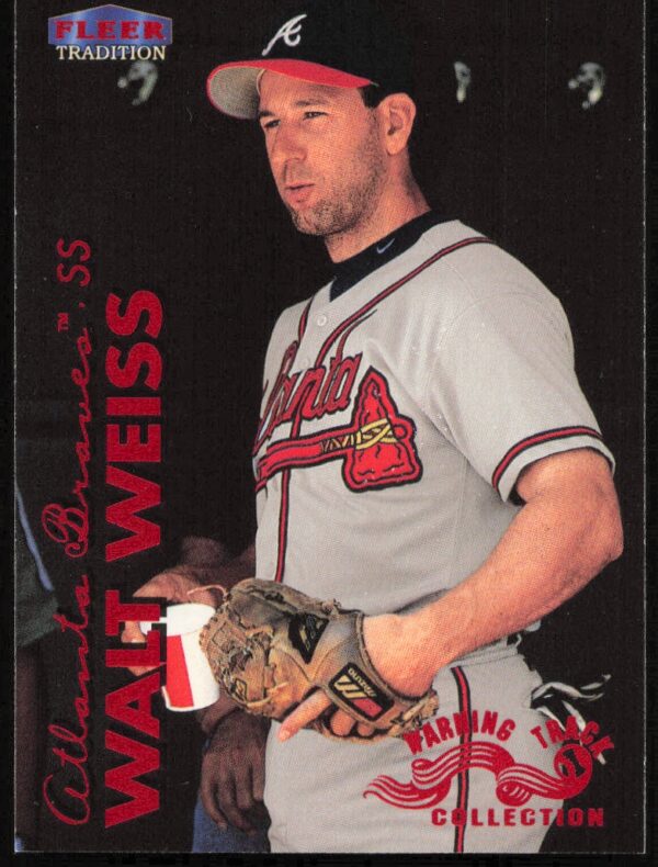 1999 Fleer Walt Weiss Warning Track Collection #266W (Front)