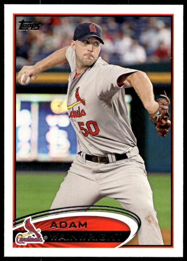 2012 Topps Adam Wainwright #495 (Front)