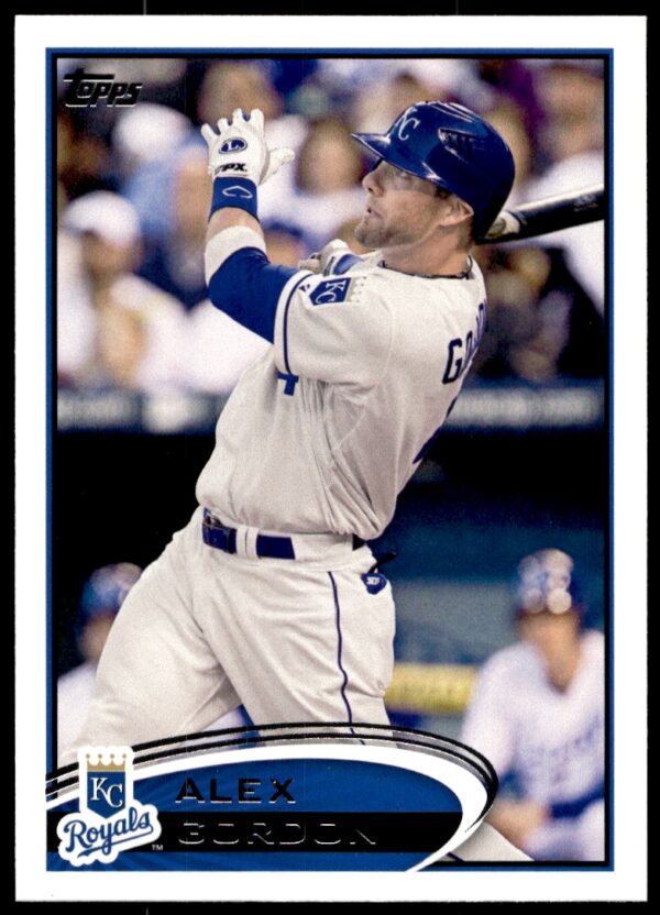 2012 Topps Alex Gordon #483 (Front)