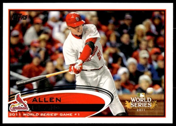 2012 Topps Allen Craig #329 (Front)