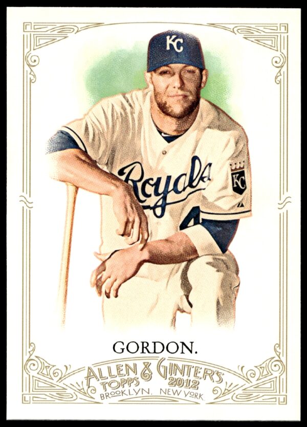 2012 Topps Allen & Ginter Alex Gordon #34 (Front)