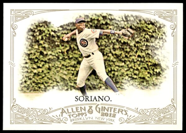 2012 Topps Allen & Ginter Alfonso Soriano #242 (Front)