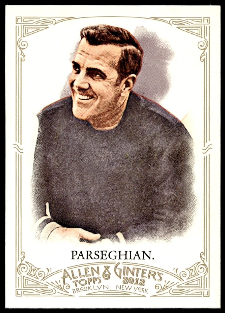 2012 Topps Allen & Ginter Ara Parseghian #184 (Front)