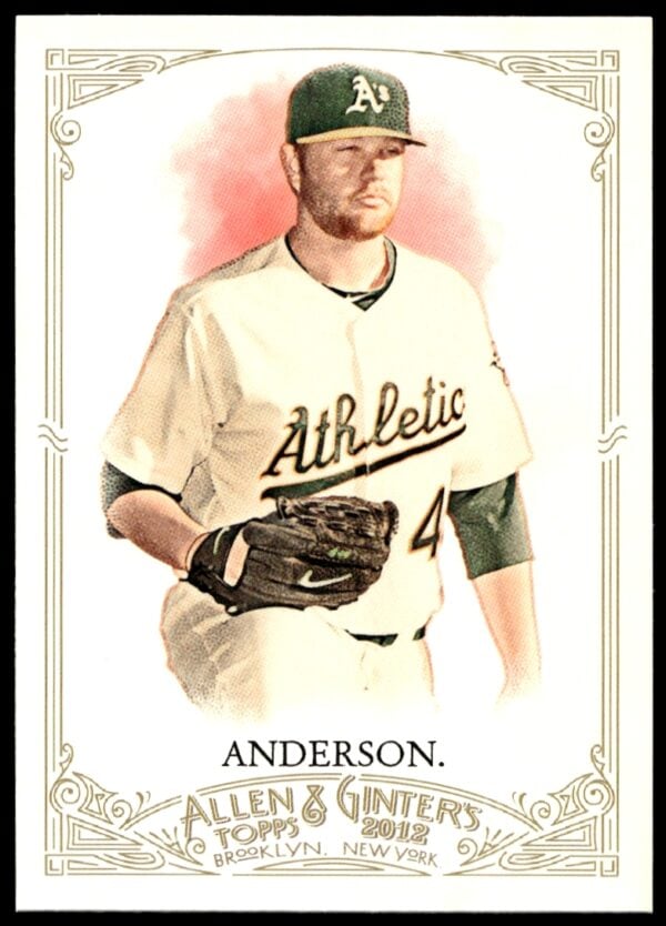 2012 Topps Allen & Ginter Brett Anderson #244 (Front)