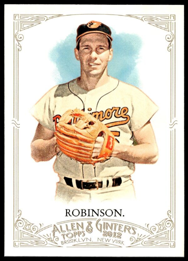 2012 Topps Allen & Ginter Brooks Robinson #80 (Front)