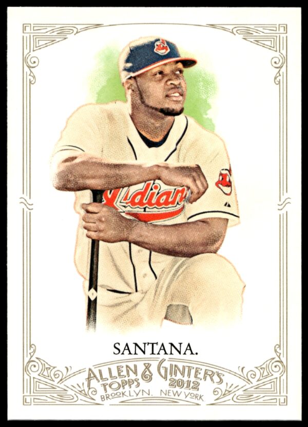 2012 Topps Allen & Ginter Carlos Santana #115 (Front)