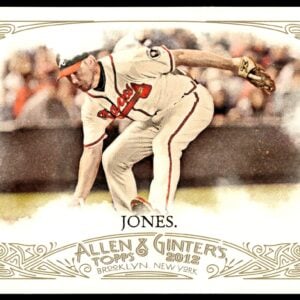 2012 Topps Allen & Ginter Chipper Jones #33 (Front)