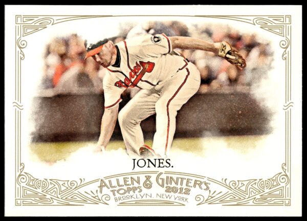 2012 Topps Allen & Ginter Chipper Jones #33 (Front)