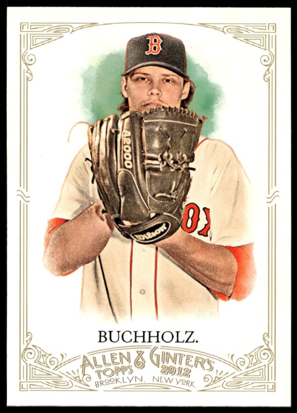 2012 Topps Allen & Ginter Clay Buchholz #50 (Front)