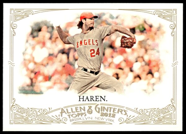 2012 Topps Allen & Ginter Dan Haren #215 (Front)