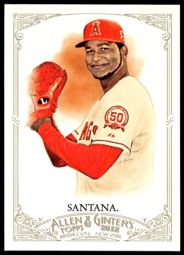 2012 Topps Allen & Ginter Ervin Santana #166 (Front)