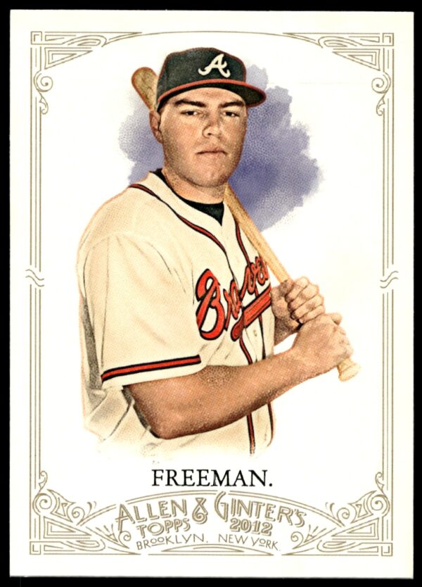 2012 Topps Allen & Ginter Freddie Freeman #161 (Front)