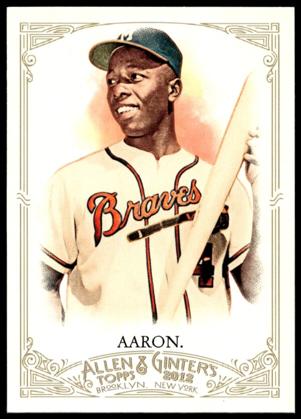 2012 Topps Allen & Ginter Hank Aaron #247 (Front)