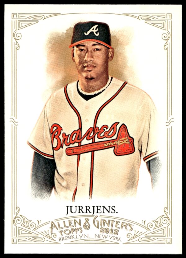 2012 Topps Allen & Ginter Jair Jurrjens #22 (Front)