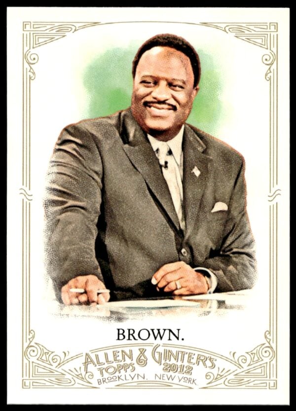 2012 Topps Allen & Ginter James Brown #220 (Front)