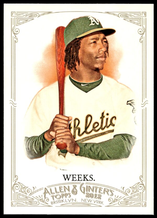 2012 Topps Allen & Ginter Jemile Weeks #186 (Front)