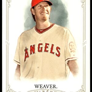 2012 Topps Allen & Ginter Jered Weaver #124 (Front)