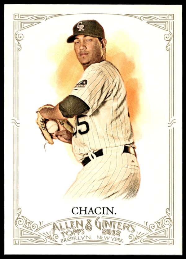 2012 Topps Allen & Ginter Jhoulys Chacin #195 (Front)