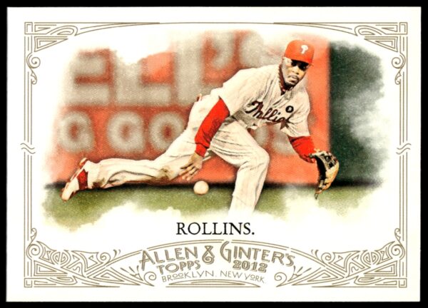 2012 Topps Allen & Ginter Jimmy Rollins #40 (Front)