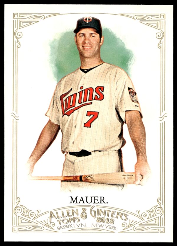 2012 Topps Allen & Ginter Joe Mauer #78 (Front)