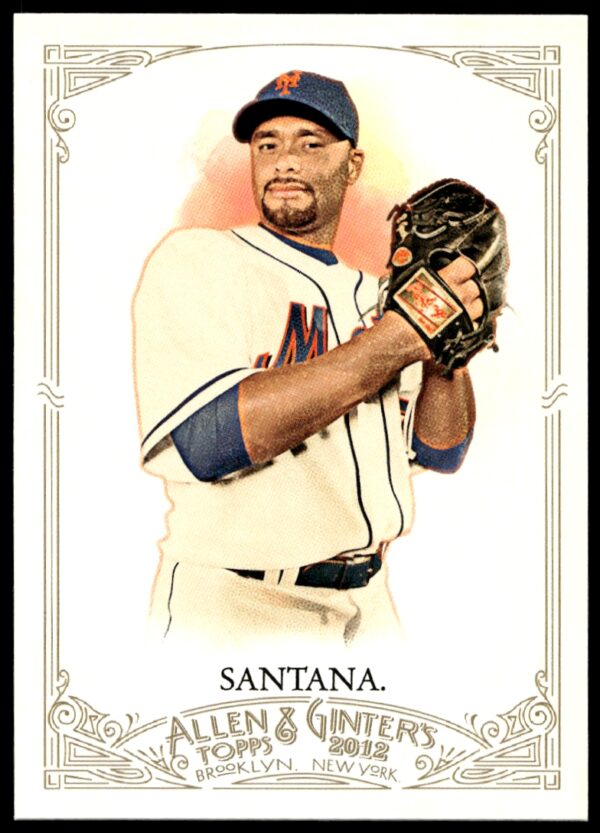 2012 Topps Allen & Ginter Johan Santana #114 (Front)