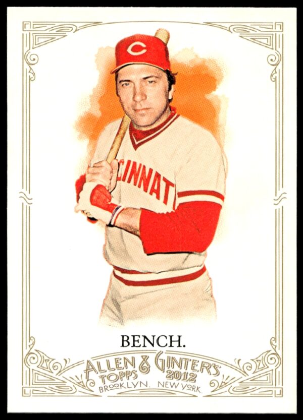 2012 Topps Allen & Ginter Johnny Bench #6 (Front)