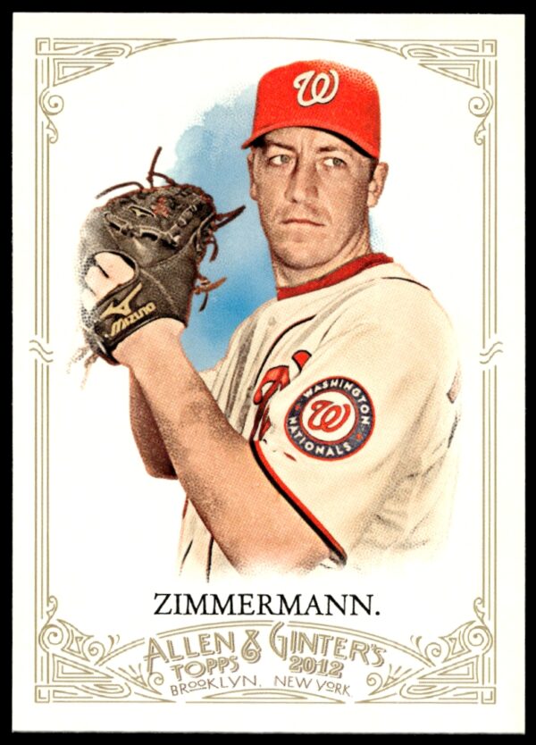 2012 Topps Allen & Ginter Jordan Zimmermann #73 (Front)