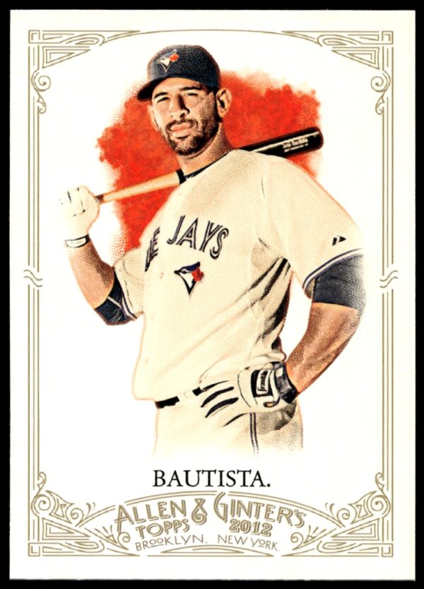 2012 Topps Allen & Ginter Jose Bautista #93 (Front)