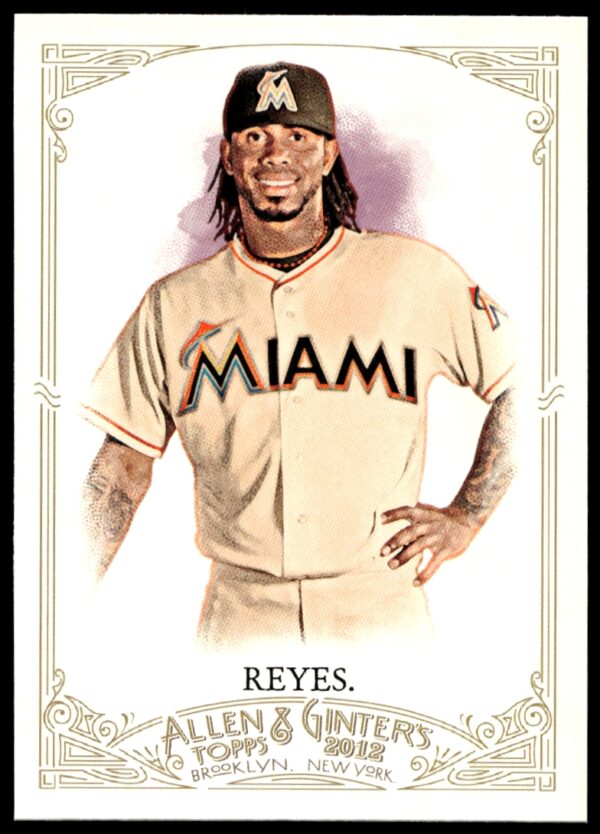 2012 Topps Allen & Ginter Jose Reyes #142 (Front)