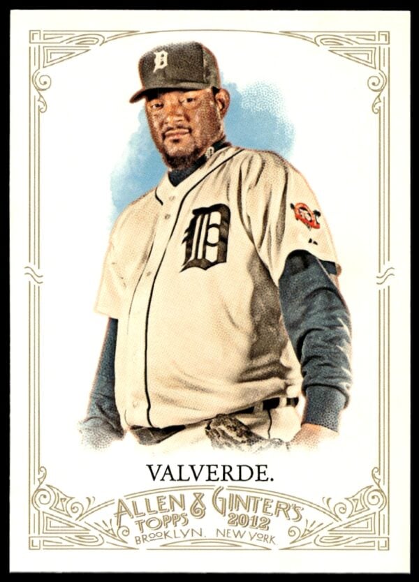 2012 Topps Allen & Ginter Jose Valverde #151 (Front)