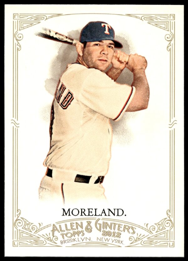 2012 Topps Allen & Ginter Mitch Moreland #8 (Front)