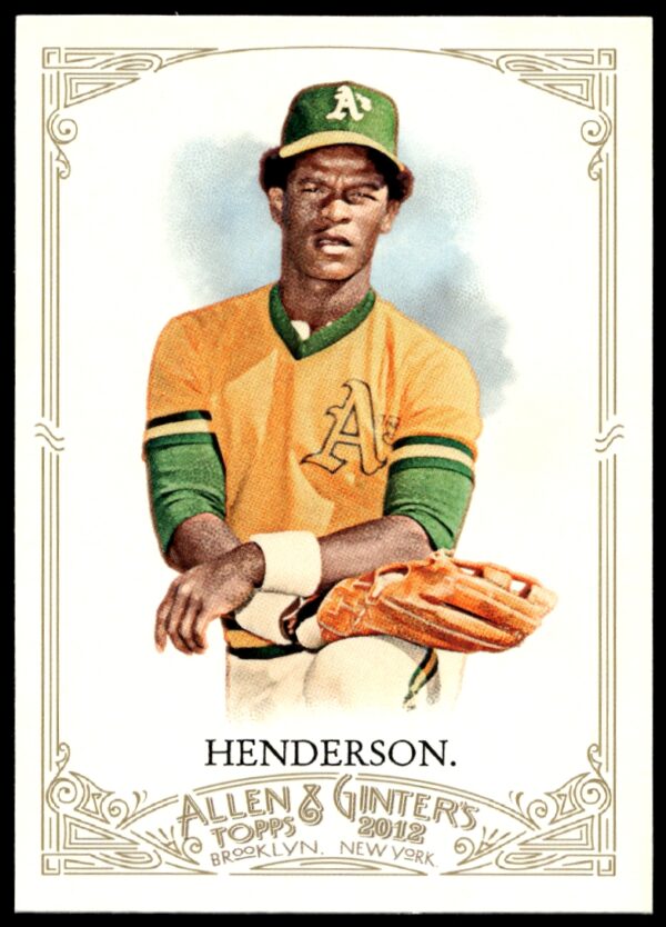 2012 Topps Allen & Ginter Rickey Henderson #254 (Front)