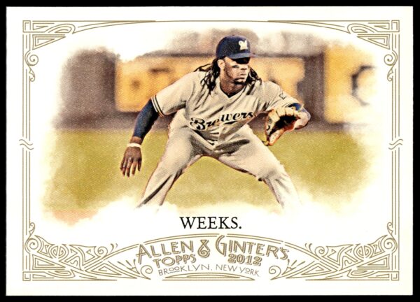 2012 Topps Allen & Ginter Rickie Weeks #68 (Front)